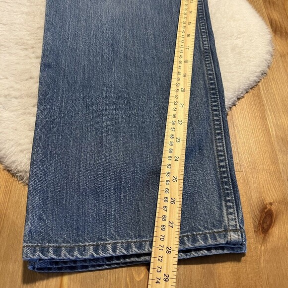 LL Bean Mens Denim Blue Jeans Straight Leg Classic Fit Medium Wash Size  36 X 29 - Picture 11 of 11
